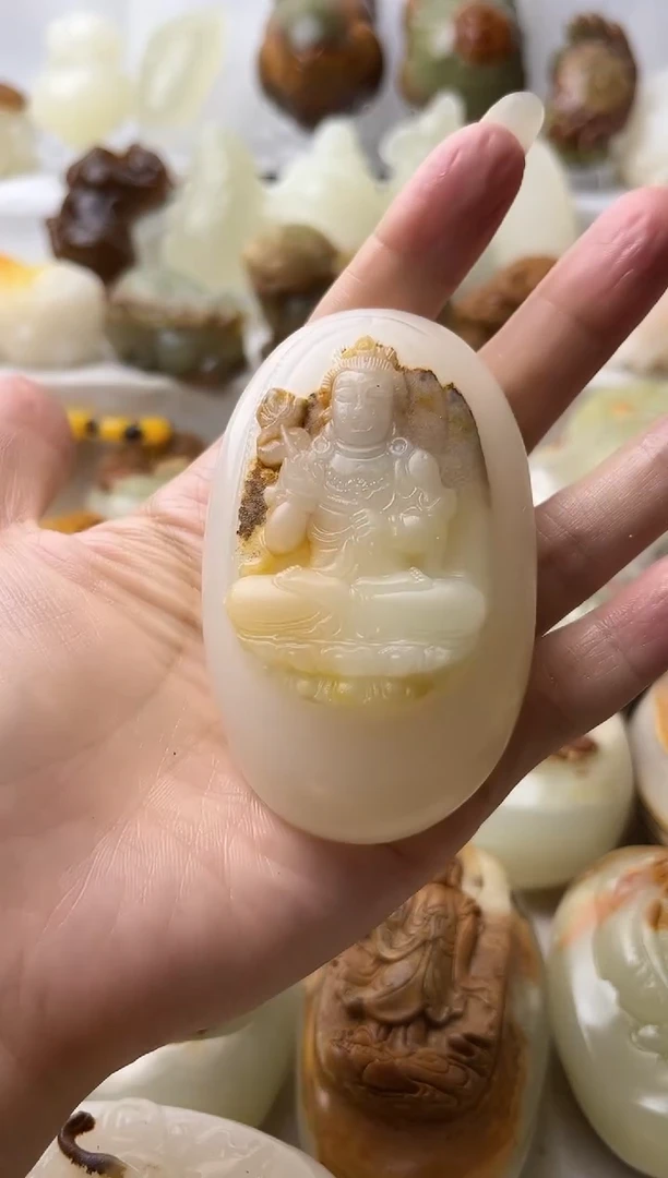 石材方解石打孔穿绳不退换大势至