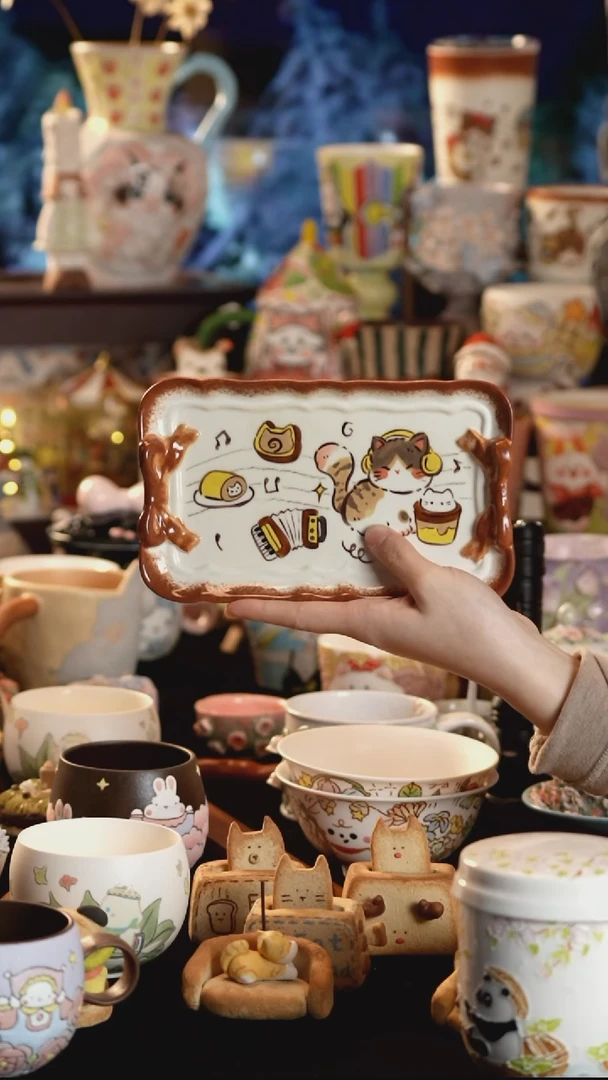 其他陶景德镇釉下彩手绘设计师款陶瓷