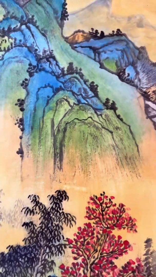 国画王炳杰手绘绘画作品11-1