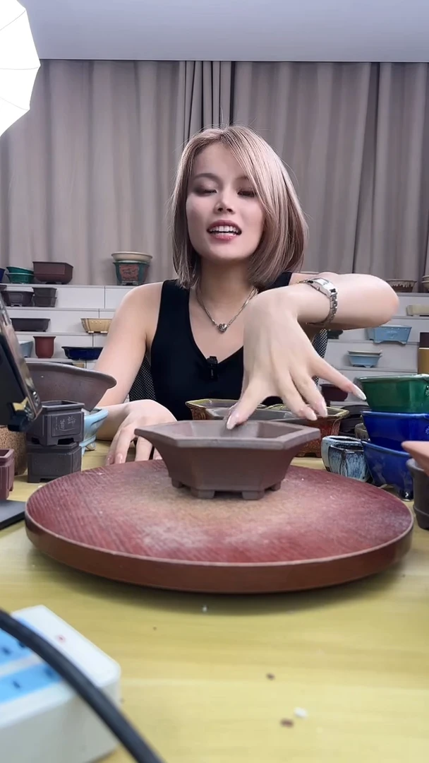 紫砂花盆紫砂花盆微瑕