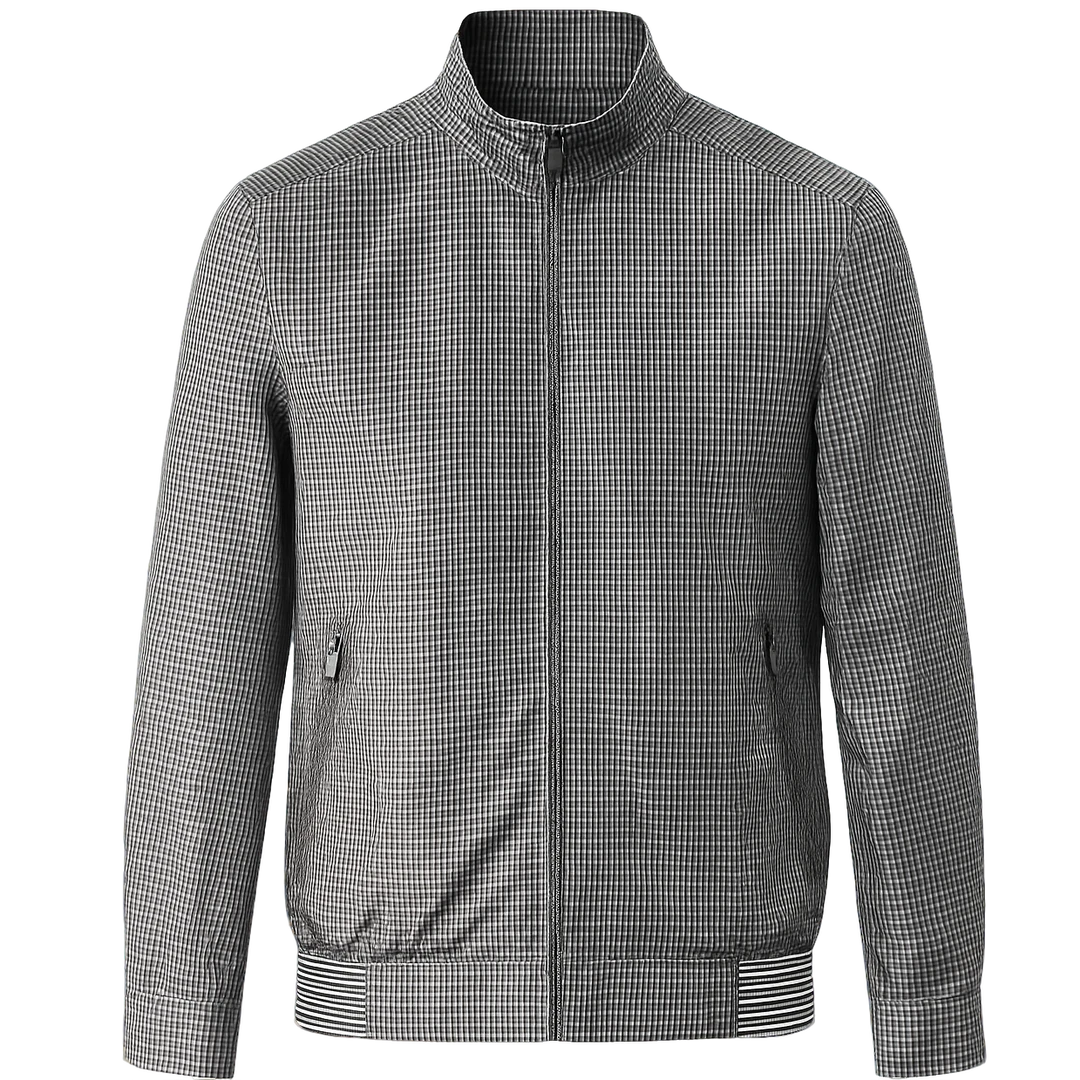 金狐*秋冬男士季百搭夹克外套商务休闲两用高级感男装487