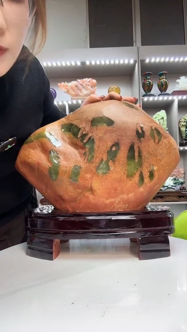 石材天然石材家居摆件办公室客厅玄关高档摆件