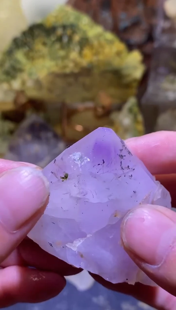 未镶嵌珠宝半成品水晶26号88g四川美姑超七花园水晶