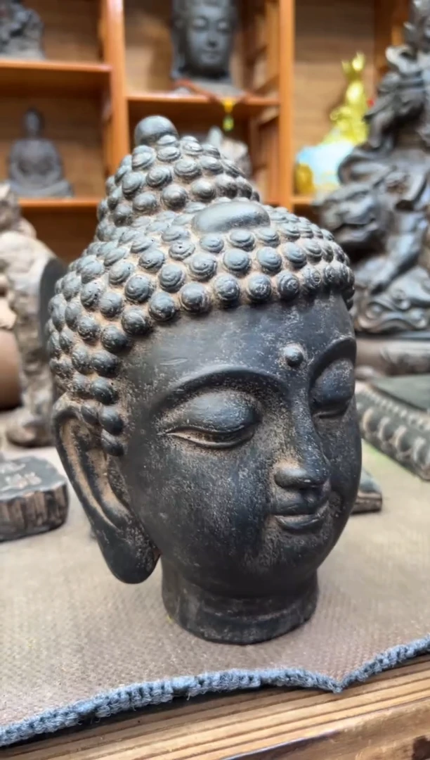 陶土【火山泥】小佛首