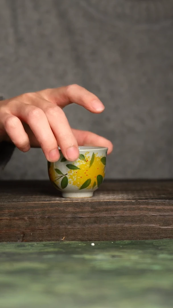 【闪购商品】杯青诗手工手绘瓷器