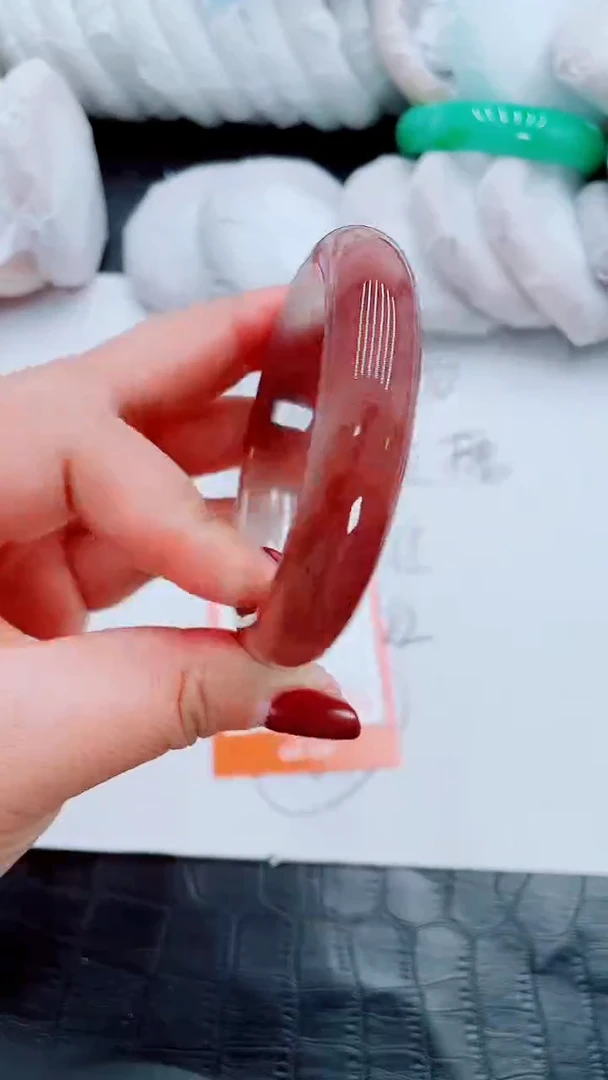 【闪购商品】石英质玉手镯未镶嵌Q255-53-54