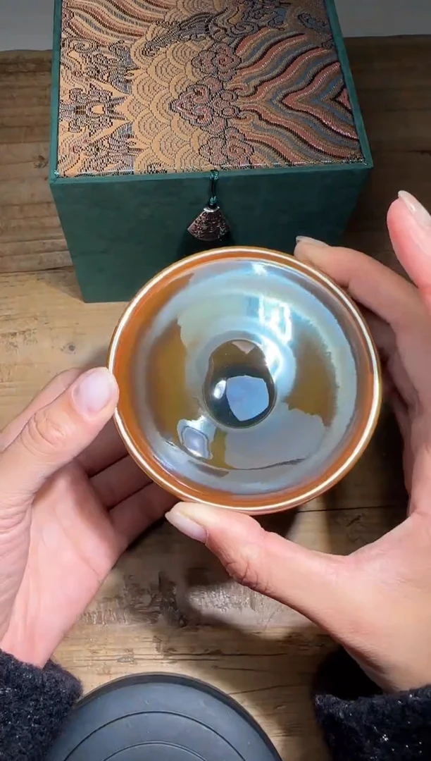 【闪购商品】茶盏陈叶琦精品建盏分136