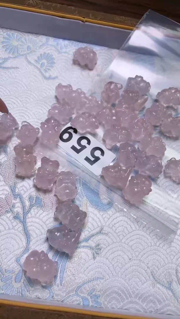 【闪购商品】水晶雕刻件/559未镶嵌多样性发一件