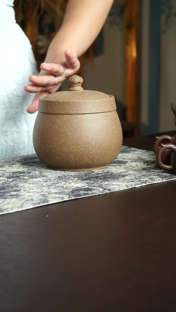 茶杯紫砂53号宜兴紫砂原矿作品