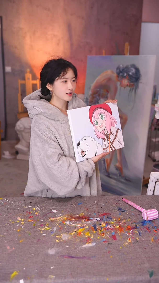 【闪购商品】油画阿尼亚丙烯画纯手绘