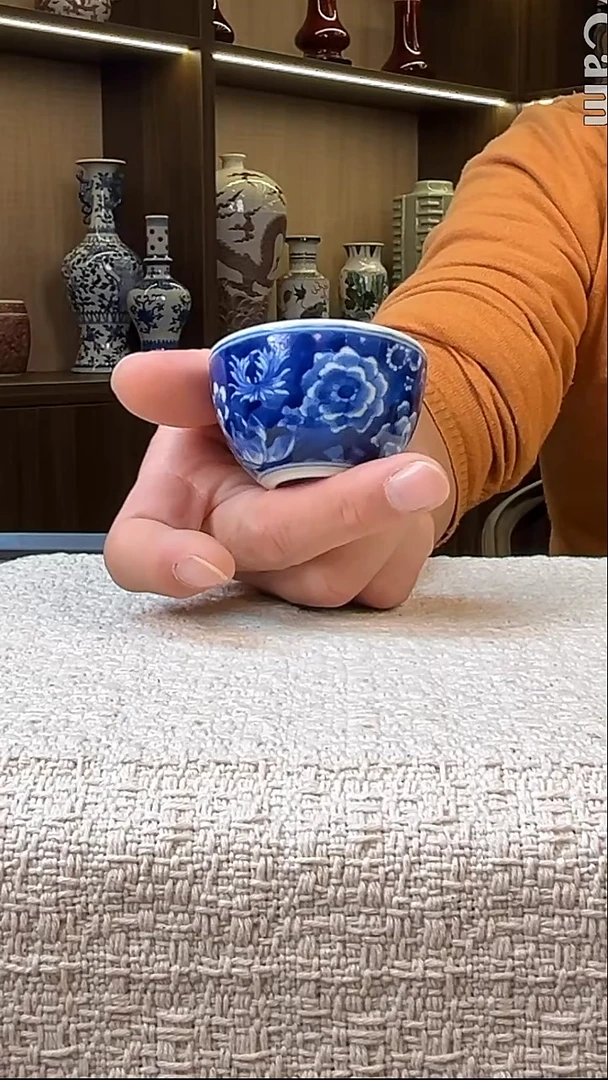 瓷片景德镇毛仔柴窑杯