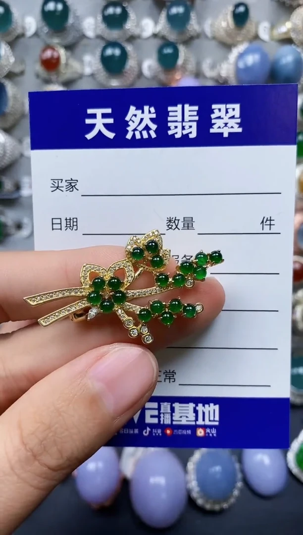 【闪购商品】翡翠颈饰银S925镶嵌0518