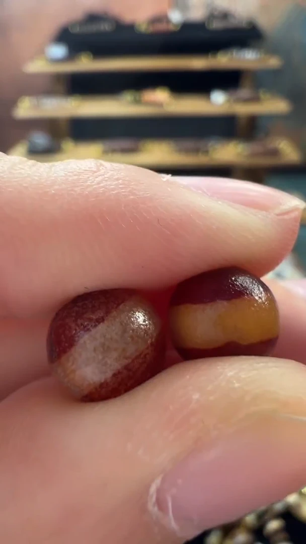 玛瑙/玉髓（覆膜）颈饰未镶嵌37（微瑕随机发货）