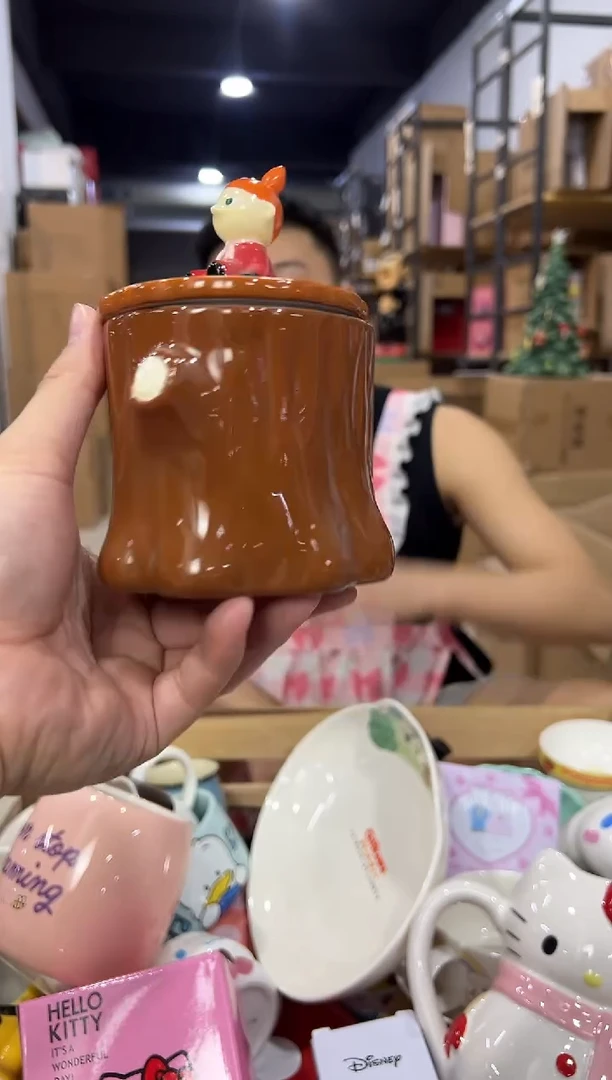瓷片姆明树桩收纳
