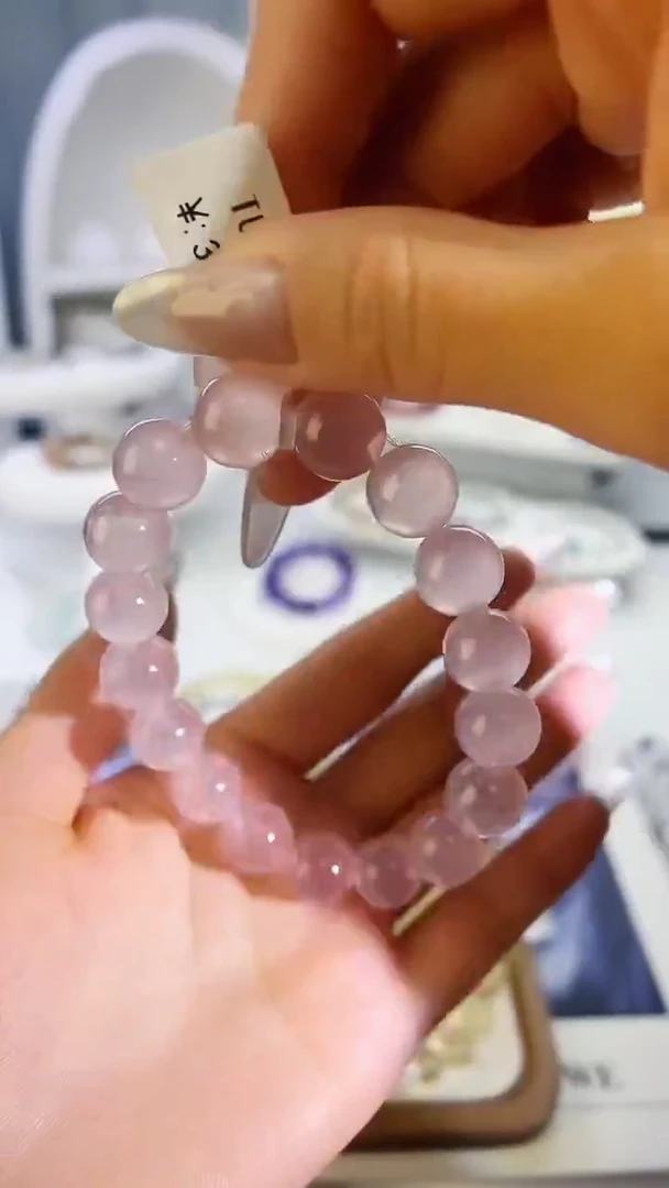 未镶嵌手串水晶粉水晶多样性发其一