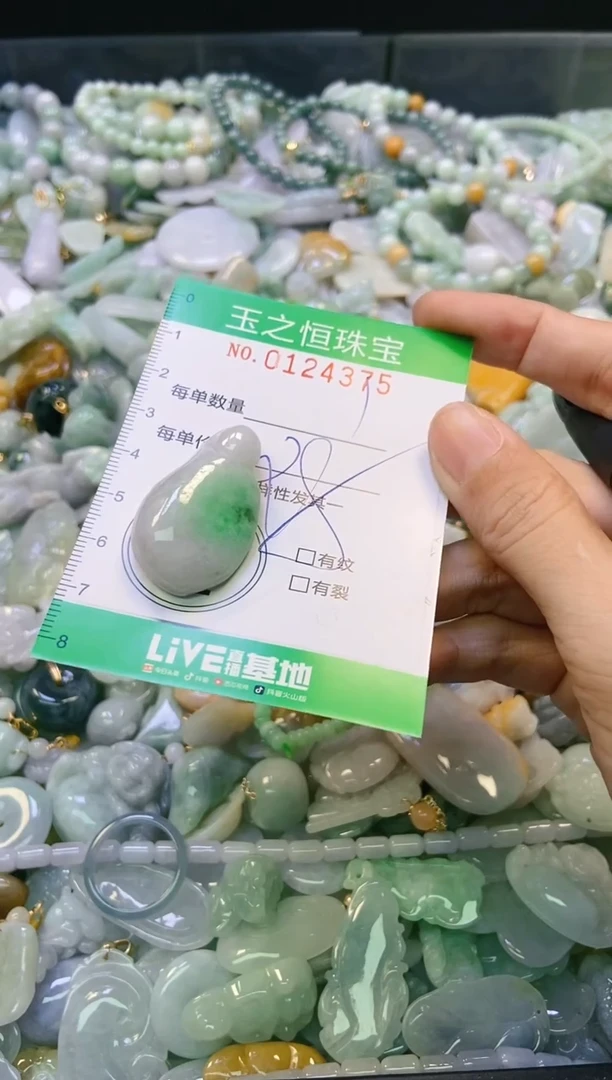 翡翠未镶嵌颈饰闪购0124375