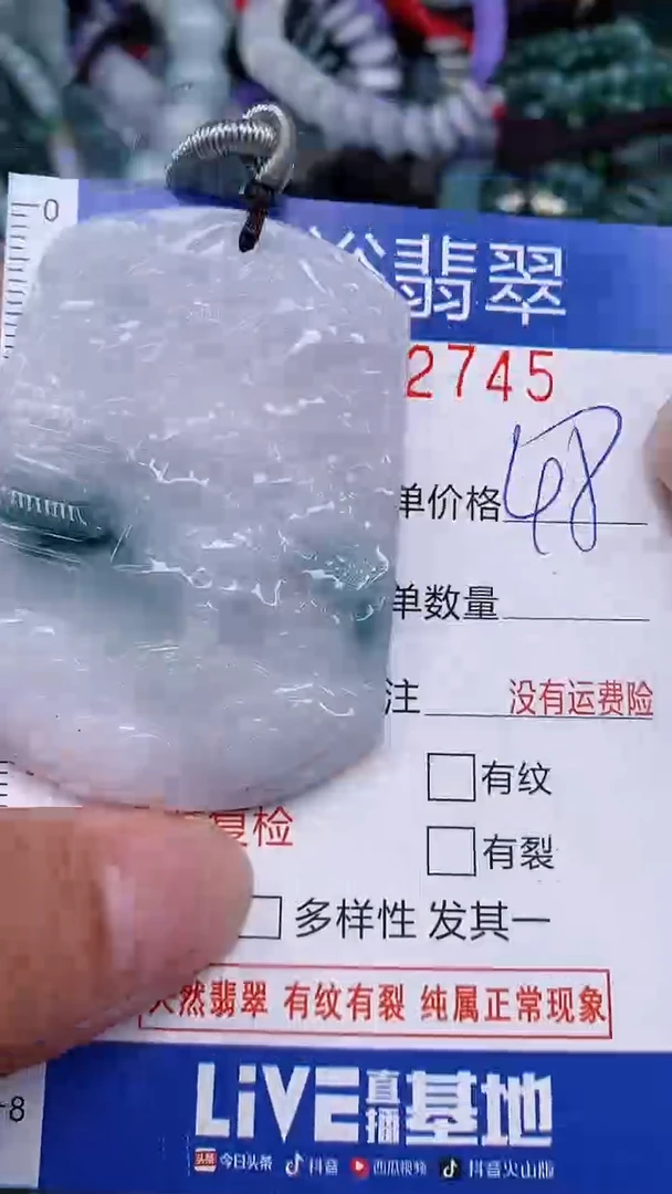 翡翠未镶嵌颈饰...0002745