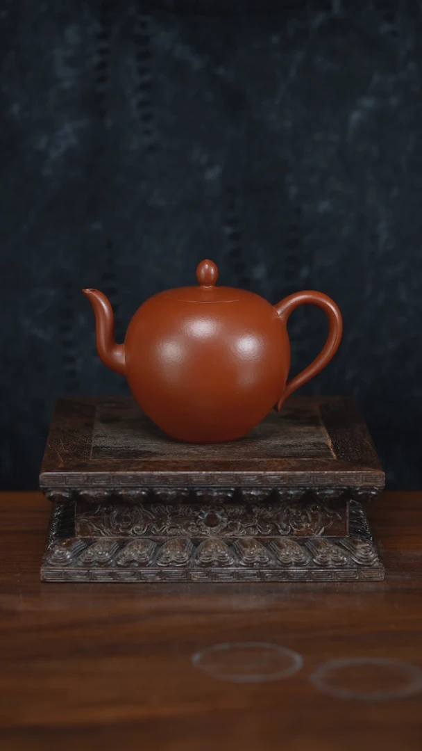 【闪购商品】紫砂茶壶美人肩  朱泥  130CC  虎兰仙