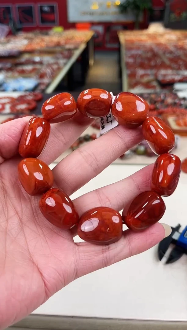 未镶嵌瓦西随型手串南红玛瑙（多样式发其一）