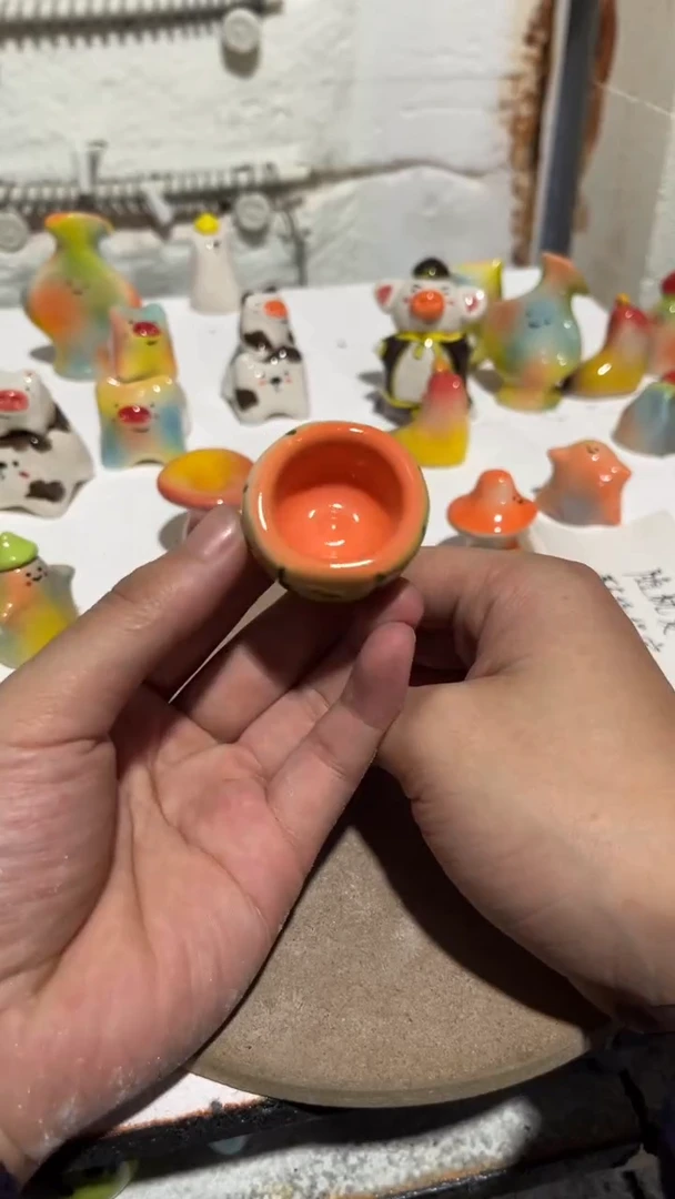 【闪购商品】摆件24纯手工微瑕陶瓷摆件