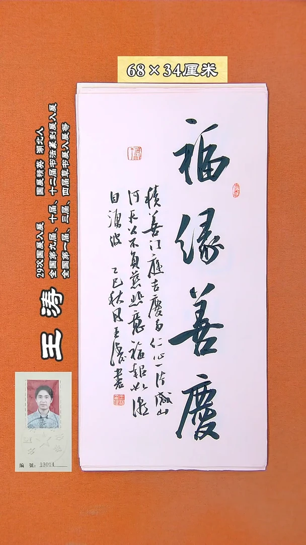 书法74D王涛书法作品