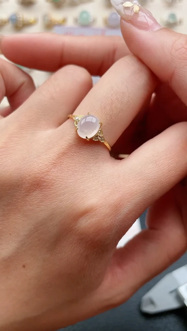 【闪购商品】翡翠戒指银S925镶嵌1111