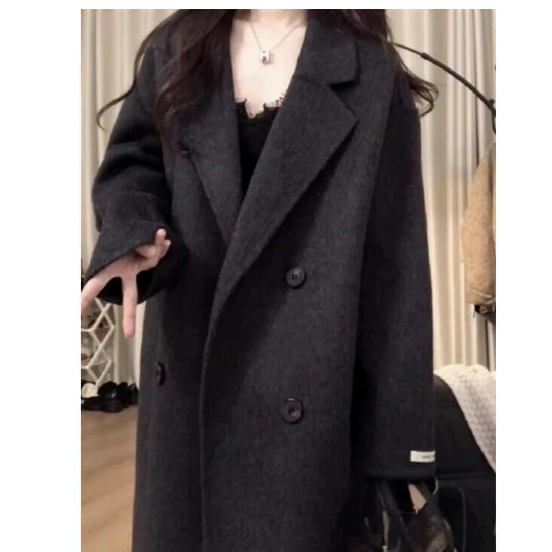 【东升优品】设计师款羊毛风衣大衣商场撤柜a1230