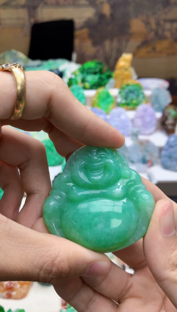 颈饰未镶嵌翡翠战*&天然A货翡翠