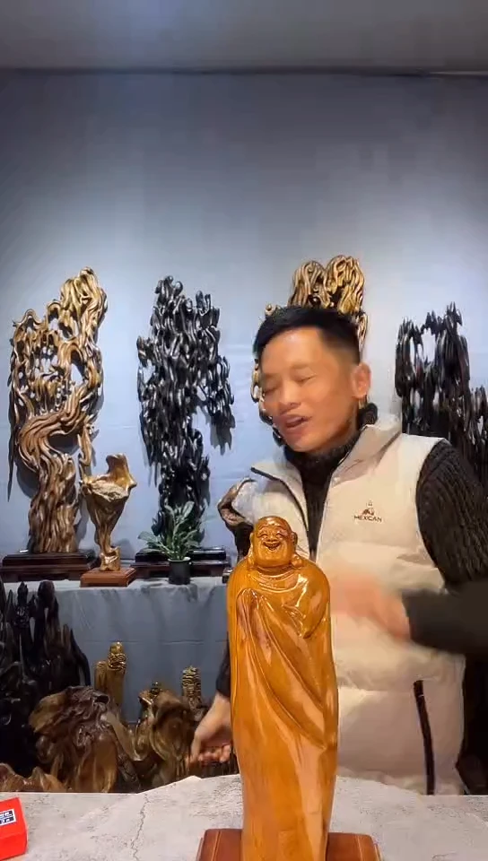 【闪购商品】金丝楠金丝楠小叶桢楠随行摆件29