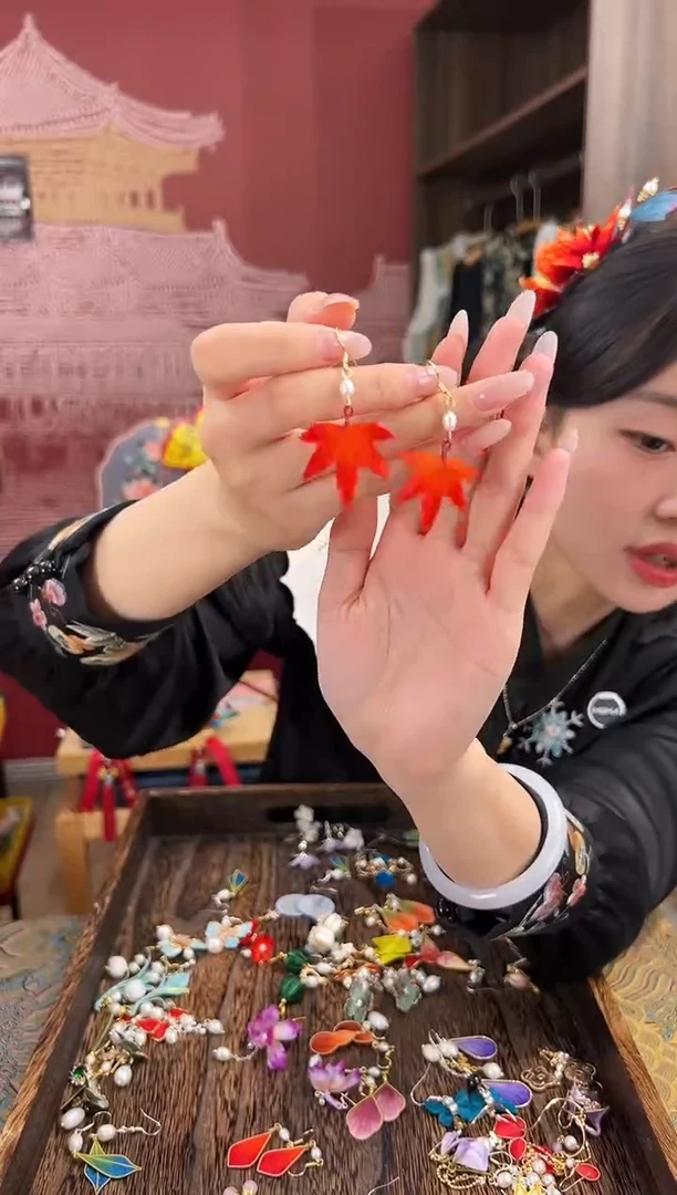 【闪购商品】刺绣苏绣世家非遗手工（耳环）