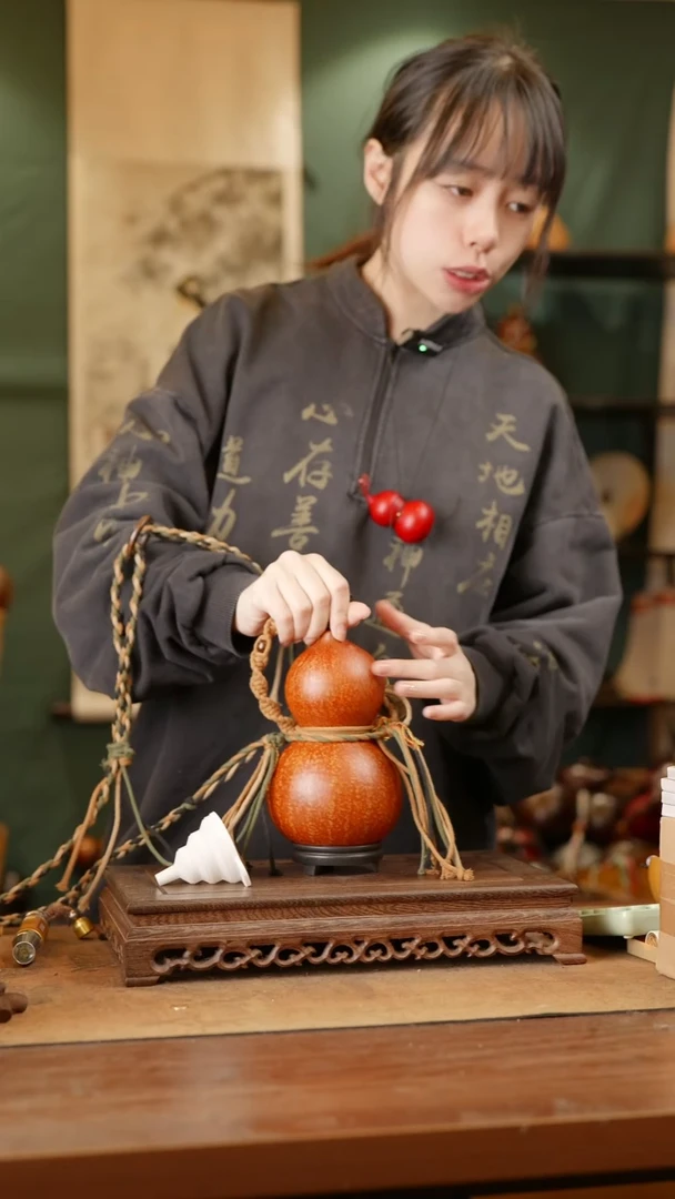 105号精品天然大漆酒葫芦一物一拍~