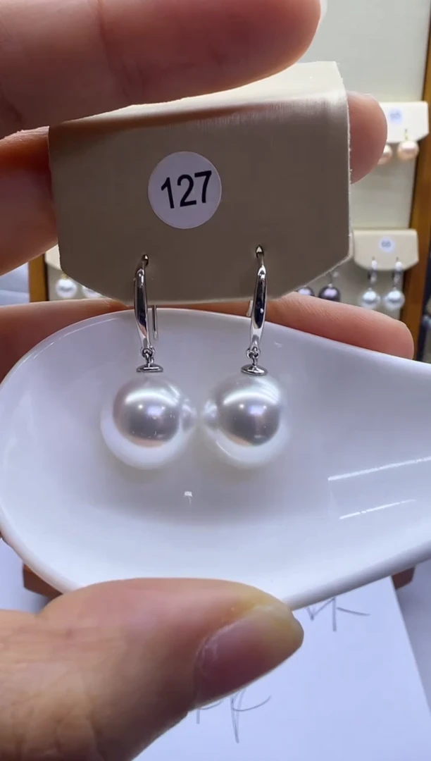 未镶嵌耳饰淡水珍珠127