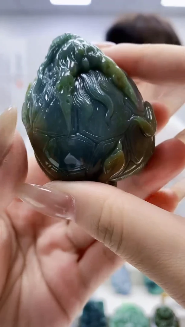 未镶嵌定制翡翠4868lr-毛货挂件6