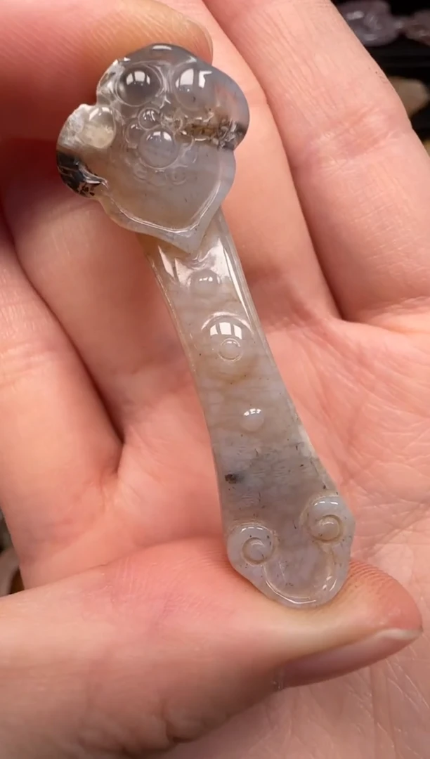 硅化珊瑚（珊瑚玉）未镶嵌颈饰162