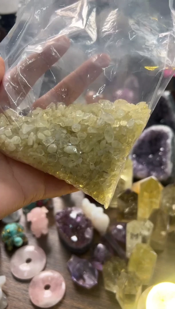 未镶嵌珠宝半成品水晶M814 约200克一包