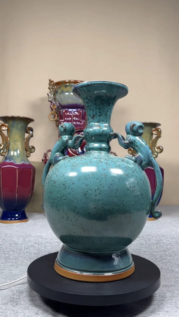 摆件神垕钧瓷收藏工艺品