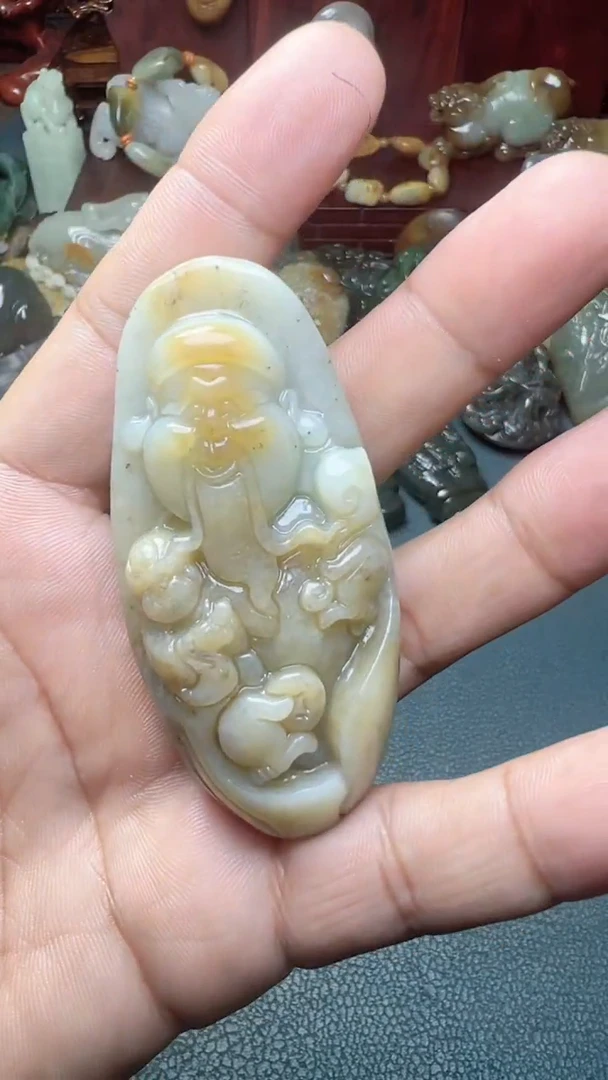 未镶嵌和田玉把件-