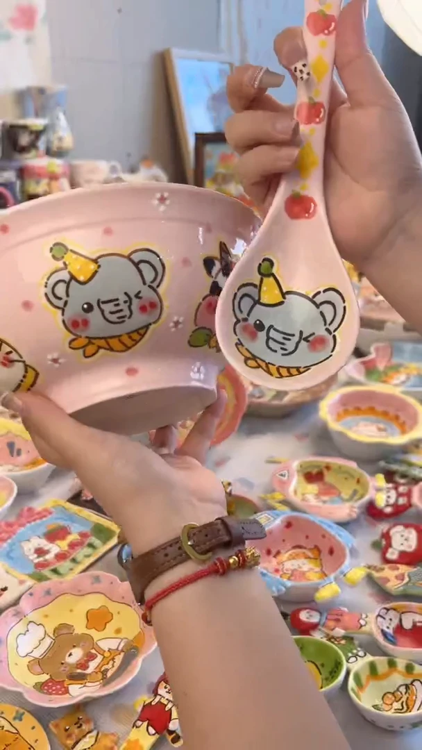 杯子陶晶景德镇陶瓷手绘