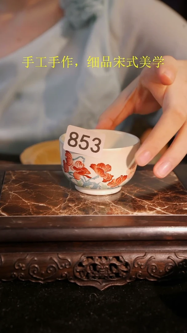 杯子等烟雨陶瓷手作主人杯853