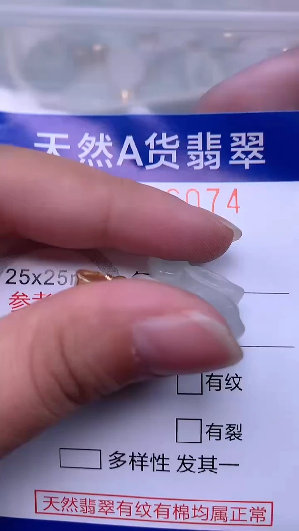 翡翠未镶嵌吊坠(不含链)1