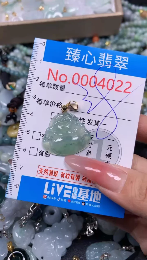 【闪购商品】翡翠颈饰未镶嵌含绳0004022