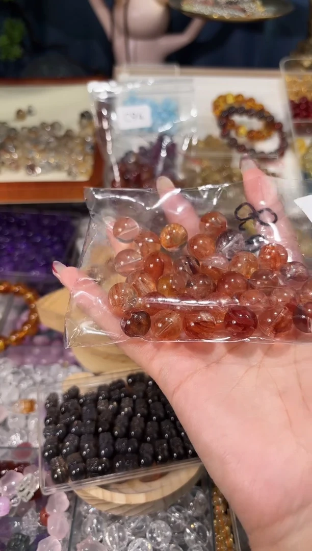 【闪购商品】水晶手串未镶嵌C93胶花单珠卡13