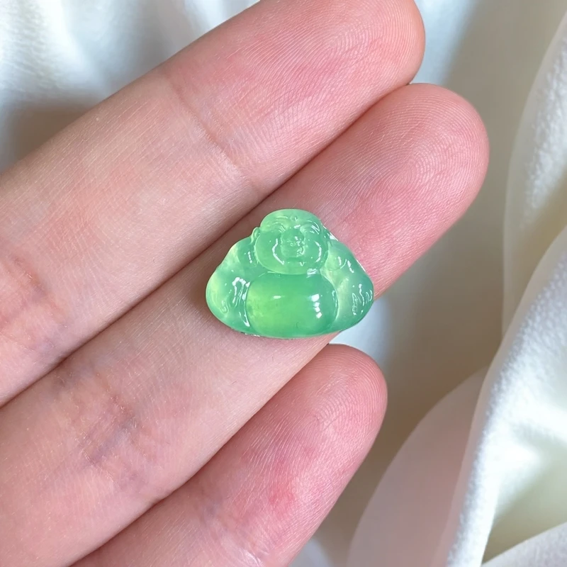 缅甸产地天然翡翠A货舒佛佛公