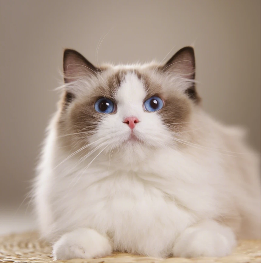 Velvet paw 贴贴-海豹双色布偶妹妹宠物猫咪全款链接