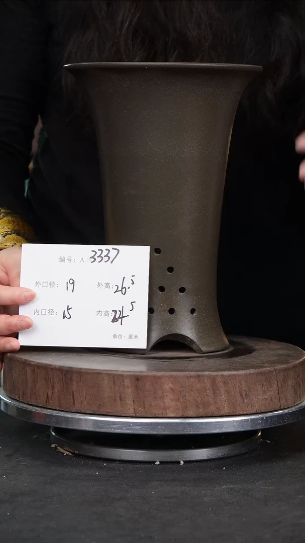 紫砂花盆3337紫砂花盆