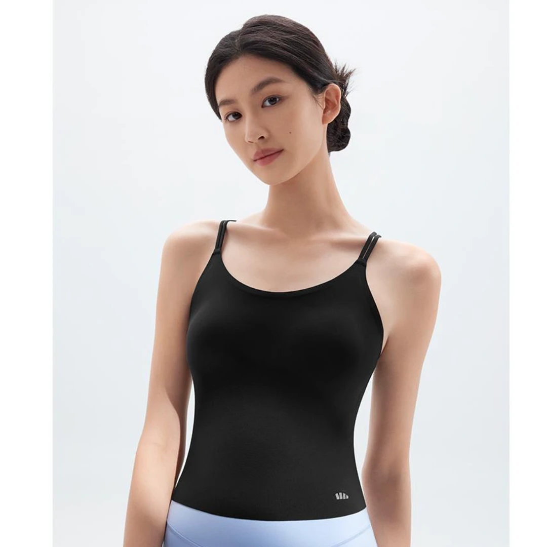 蕉下美背吊带背心夏内搭带胸垫轻薄无痕内衣文胸女背心打底运动zy