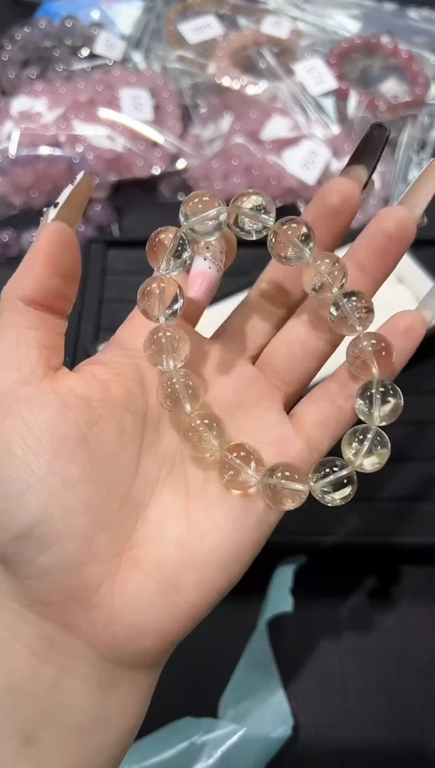 水晶手串未镶嵌75b多样性发其一【1条】默认微瑕