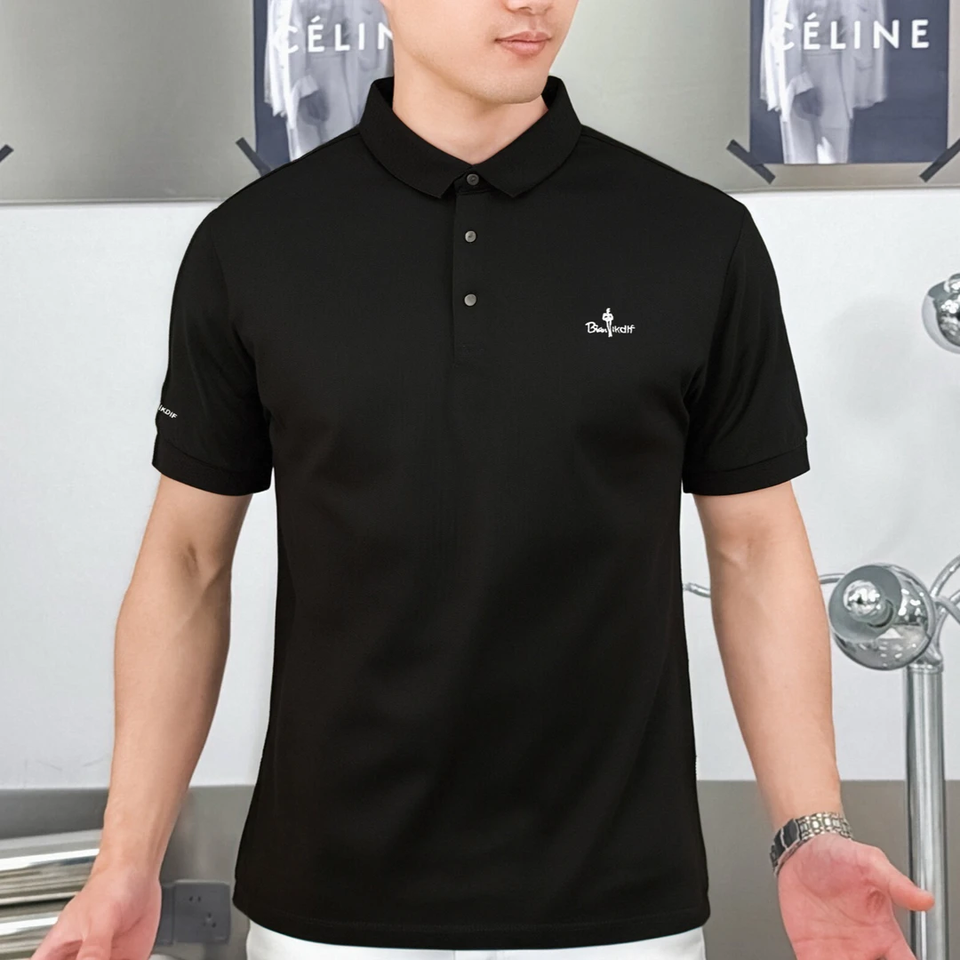 【简约POLO】2025年夏季新款男士休闲商务翻领短袖polo衫上衣519