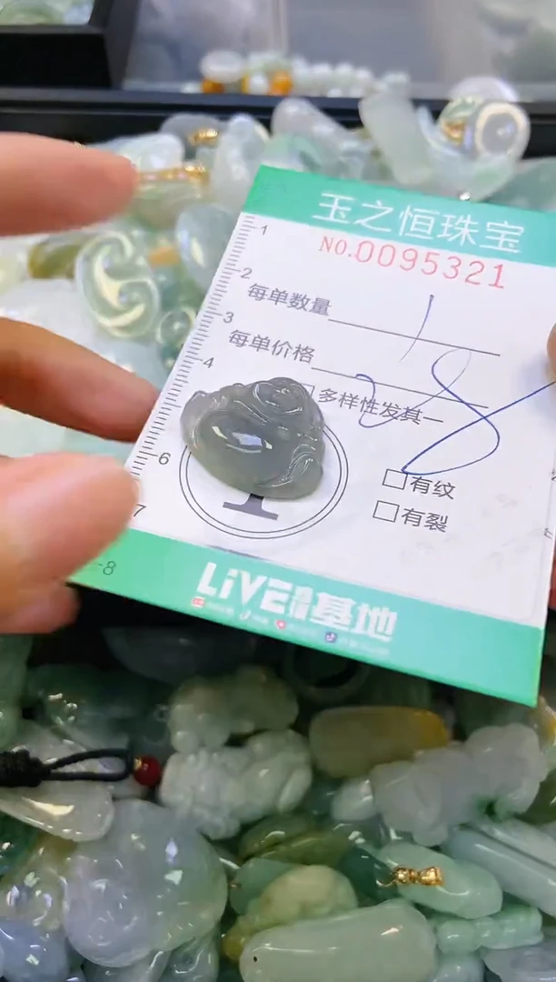 翡翠未镶嵌颈饰闪购0095321