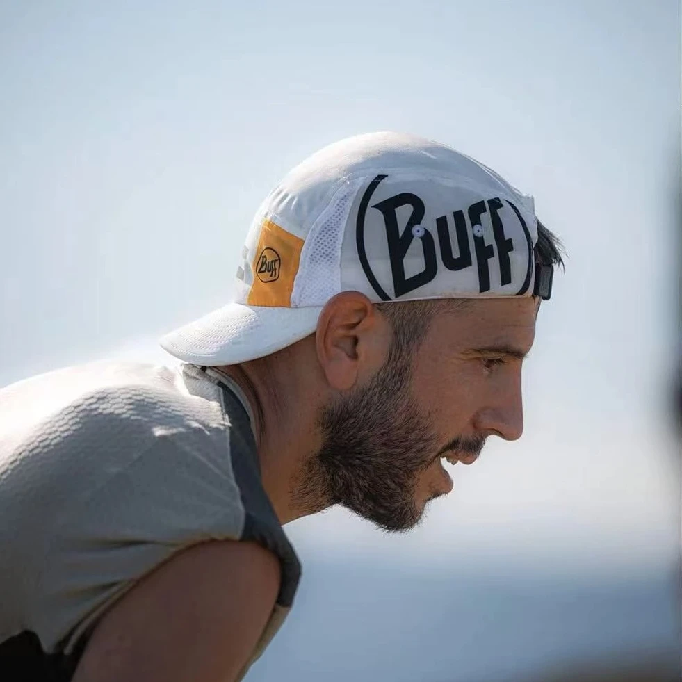 限量款大logo城市跑步帽UTMB冠军同款户外男女透气防UV速干鸭舌帽